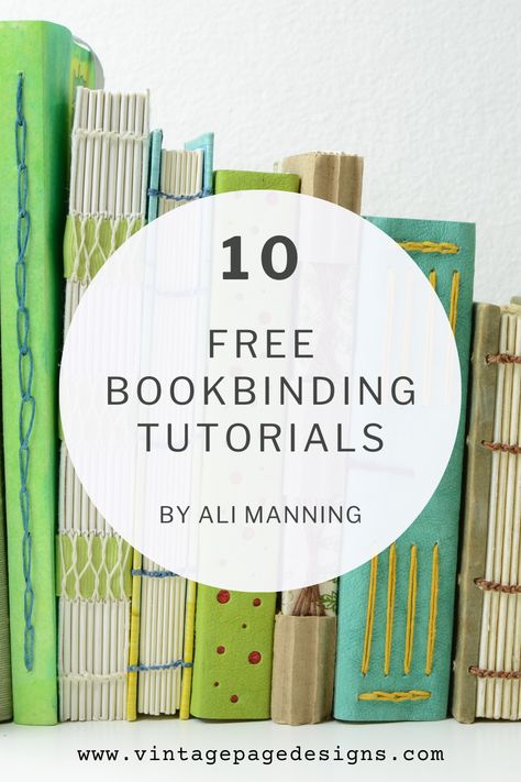 We've compiled a list of handmade book artist Ali Manning's top ten FREE tutorials! No matter your skill level, there's something for you! Learn how to make a mini journal, DIY tools, or your own book cloth. There are also a few projects suitable for kids! #handmade books #old book art #paper collage art #mixed media #altered book #journal #junkjournals #handmade journals #diybooks #artjournal #art journaling #bookbinding #bookmaking Cartonnage, Mini Journal Diy, Easy Book Binding, Book Binding Methods, Bookbinding Ideas, Paper Stationary, Handmade Journals Diy, Envelope Book, Bookbinding Tools