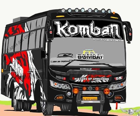 Komban Bus Drawing, Komban Bus Photos, New Bus Livery, Bus Mod Livery, Bus Skin Download, Komban Bus, Kerala Bus, Private Bus Livery, School Bus Games