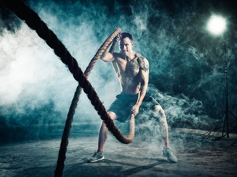 Showcase and discover creative work on the world's leading online platform for creative industries. Male Fitness Photography, Rope Exercises, Gym Images, Gym Photography, Gym Photos, Battle Ropes, Bodybuilding Supplements, Fitness Photography, Athlete Workout