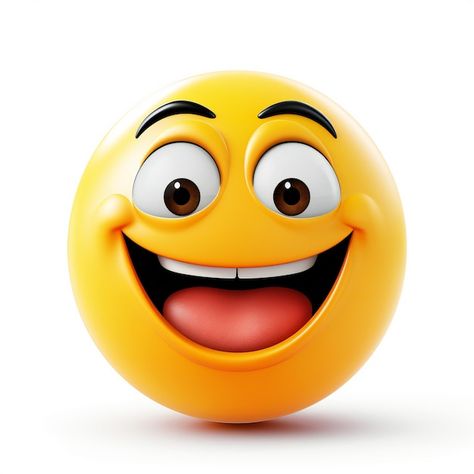 Photo smiley face with happy expression ... | Premium Photo #Freepik #photo #happy #smiley-face #smile-face #happy-face Happy Pictures Smile, Smile Emoji Photo, Sleeping Emoji, Emoji Happy Face, Emoji Happy, Happy Emoticon, Smiley Face Emoji, Happy Emoji, Happy Expression