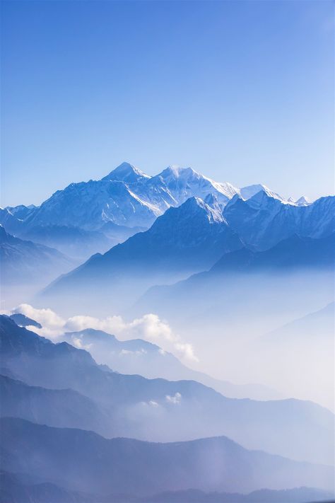 Natural Mountain, Mount Wallpaper, Himalayan Mountains, Blue Mountains, France Landscape, World Most Beautiful Place, Snow Mountain, Mountain Photography, Landscape Art Painting