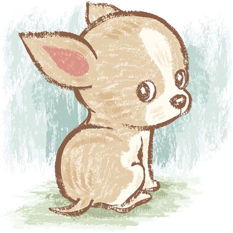 Chihuahua Drawing, Psy Chihuahua, Chihuahua Tattoo, Chihuahua Art, 달력 디자인, Happy Stones, 강아지 그림, Doodle Art Drawing, Cute Chihuahua