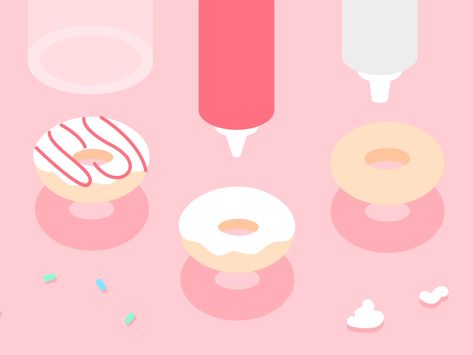 Donut Animation, Animated Infographic, Emotional Painting, Desain Buklet, Illustration Art Design, Happy Birthday Video, Motion Graphics Inspiration, 3d Video, Motion Graphics Design