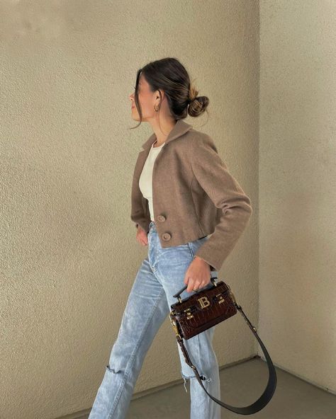 Luxury Brown Baguette Bag For Shopping, Luxury High-end Women's Baguette Bag, Luxury Brown Baguette Bag, Balmain B Buzz Bag, Balmain Bag, Bag Outfit, French Fashion Designers, Branded Bags, Luxury Brands