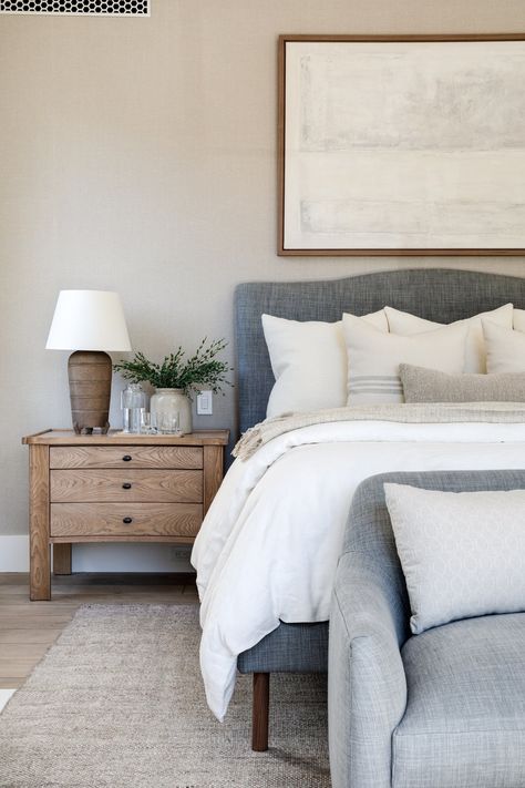 Bedroom With Sink, Exterior Sconces, Brooke Wagner Design, Brooke Wagner, White Siding, Boys Rooms, Contemporary Pillows, Master Decor, Primary Bedroom