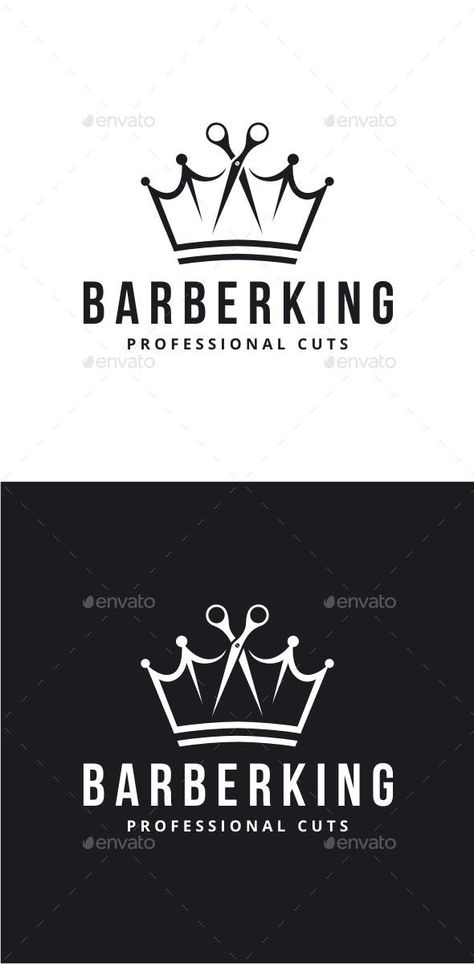 Barber King, Hairdresser Logo, Barber Equipment, Barber Logo, Barbershop Design, Vintage Barber, Barber Shop Decor, Hair Salon Decor, Online Logo Design