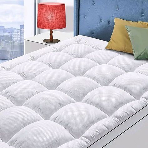 https://amzn.to/3LIj82PKing Size Mattress Topper for Back Pain, Cooling Extra Thick Mattress Pad Cover with 8-21 inch Deep Pocket, Plush Pillow Top Mattress Topper Overfilled with Down Alternative, King Size, White #amazonfinds #musthave #deal #todaystrend #amazonbestseller #amazon #amazon2024 #amazonaffiliate Twin Size Mattress, Mattress Pad Cover, Twin Mattress Size, Pillow Top Mattress, Mattress Pads, Twin Mattress, Mattress Pad, Garden Bedding, Mattress Topper