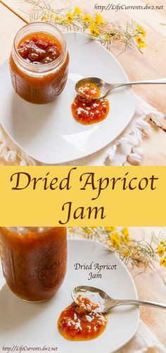 Dried Apricot Jam by Life Currents ... most everyone can get their hands on dried apricots any time of the year Fruit Jam Recipes, Dried Apricot, Fruit Butters, Morning Toast, Apricot Recipes, Homemade Jams, Recipe Page, Jam And Jelly, Jams And Jellies