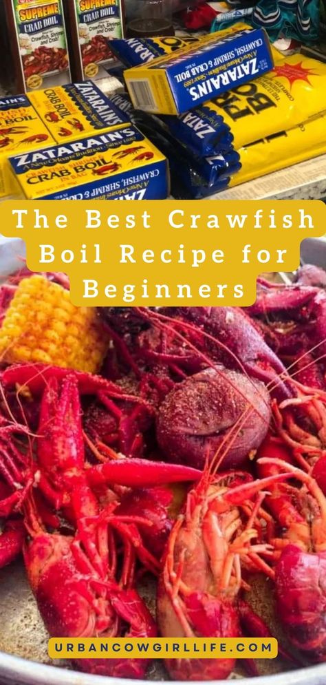 Take the stress out of cooking with a simplified guide to the perfect crawfish boil, designed for beginners who want to enjoy delicious backyard gatherings.| crawfish boil, crawfish, seafood boil party, crawfish recipes, best crawfish boil recipe, crawfish boil party ideas| Frozen Crawfish Boil, Best Crawfish Boil Recipe, Crawfish Boil Party Ideas, Crawdad Boil, Louisiana Crawfish Boil Recipe, How To Boil Crawfish, Crawfish Recipe, Family Spending Time Together, Boiled Seafood