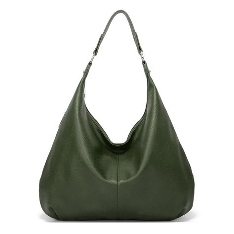 Product information:Color: brown, black, dark green, dark coffee, dark gray, dark blueStyle: street trendBag size: largePopular elements: car suturepattern: plainPacking list:Shoulder bag x1 Design, Leather, Hobo Style, Leather Bag, Shoulder Bag, Tote Bag, Zipper, Green, White