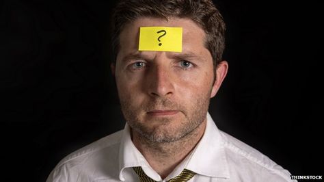 Man with Post-it note on his forehead, with question mark on it. -- <--state the obvious. Anyway, the article is: 4 February 2015 Last updated at 08:35 ET Share this pagePrint ShareFacebookTwitter What do you do when you've forgotten someone's name? Bad Memory, George Mason University, Employee Retention, Short Term Memory, School Psychologist, School Psychology, Mind Tricks, Leadership Roles, Improve Memory