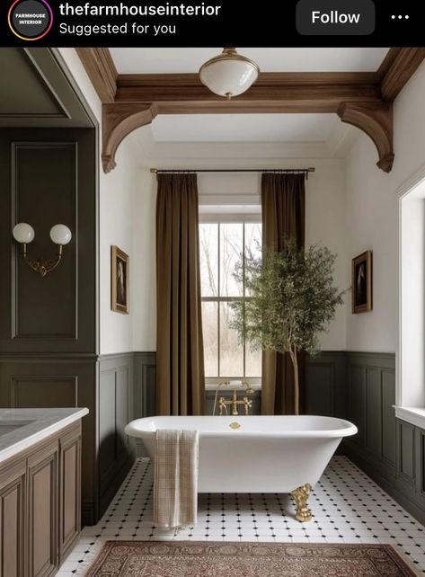 Neutral Bathrooms, Becki Owens, Casa Vintage, Modern Farmhouse Bathroom, Home Luxury, Casa Exterior, Vintage Bathroom, House Bathroom, Beautiful Bathrooms