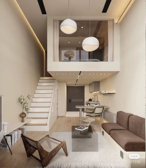 Sofa Aesthetic, Small Loft Apartments, Loft Flat, Apartments Ideas, Laneway House, Decor On Amazon, Loft House Design, Loft Apartments, Magic Crystal