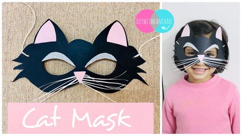 #diywithkanchan #catmask #howtomakecatmaskforkids #catmaskmaking #animalmask #catmaskforkids Mask Making Tutorial, Animal Masks For Kids, Animal Mask, Kindergarten Ideas, Cat Kids, English Lessons For Kids, Cat Mask, Animal Masks, School Project