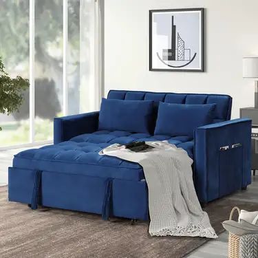 Temu | Explore the Latest Clothing, Beauty, Home, Jewelry & More Sofa Back Cushions, Velvet Sleeper Sofa, Velvet Sofa Bed, Pull Out Sofa Bed, Velvet Loveseat, Pull Out Sofa, Pull Out Bed, Navy Blue Velvet, Sofa Bed With Storage