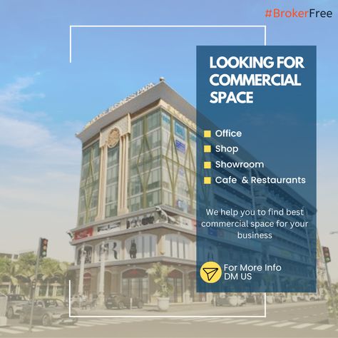 📢 LOOKING FOR COMMERCIAL SPACE? 📢 Whether you need an Office 🏢, Shop 🛍️, Showroom 🪞, or a space for your Cafe & Restaurant ☕🍽️  We specialize in finding the perfect commercial space to elevate your business. 🚀✨  For more info, DM us now! 📩 #Brokerfree #comissionfree #ZeroBrokerage #ZeroComission #vijaynagarindore #Indore #office #officespace #realestate #officeforrent Commercial Space For Rent, Shop Space, Office Shop, Commercial Space, Commercial Property, Cafe Restaurant, Office Space, Indore, For Rent