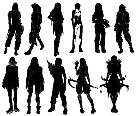 Silhouettes Character Design, Character Sillouhette Design, Character Sillouhette, Thumbnail Character Design, Cyberpunk Silhouette, Character Silhouette Design, Character Design Silhouette, Shadow Character Design, Demon Shadow