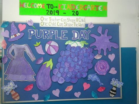 Purple Day Celebration In Preschool, Purple Day Activities For Kids, Purple Day Decoration For Preschool, Colour Activities, Color Activities For Toddlers, Purple Day, Wallpaper Flowers, Preschool Art Activities, National Symbols