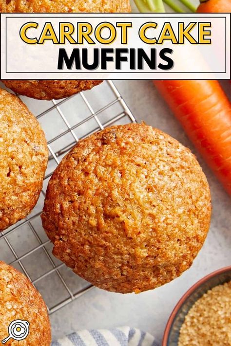 Carrot Cake Muffins Easy Carrot Muffins Recipes, Muffin Recipes Carrot Cake, Best Carrot Cake Recipe Moist, Jumbo Carrot Cake Muffins, November Breakfast, Easy Carrot Cake Muffins, Carrot Cake Recipes, Carrot Muffin, Budget Bites