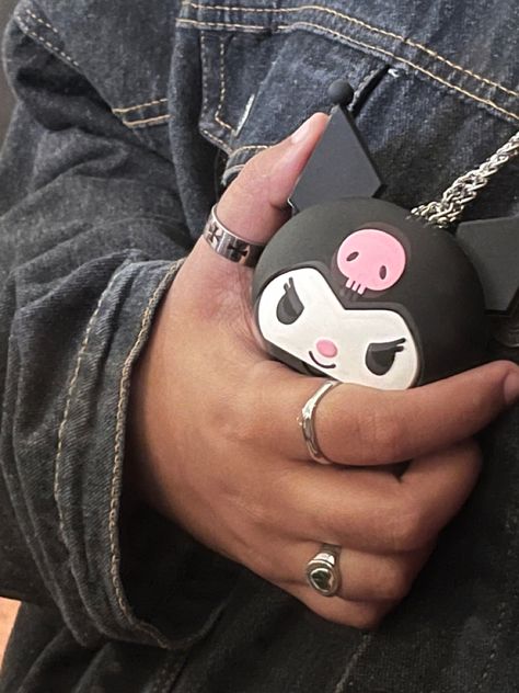 #kuromi #sanrio #aesthetic Kuromi Merch, Hello Kitty And Kuromi, Kuromi Stuff, Sanrio Phone, Aesthetic Sanrio, Sanrio Aesthetic, Kuromi Sanrio, Beach Icon, Anime Merch