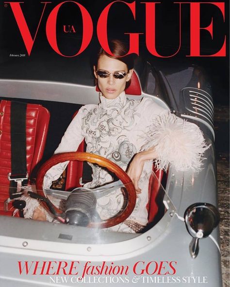 Aymeline Valade for Vogue Ukraine February 2018 | Art8amby's Blog High Fashion Photography, Vintage Vogue Covers, Vogue Ukraine, Fashion Bible, Vogue Magazine Covers, Fashion Magazine Cover, Fashion Cover, Adventure Style, Vogue Covers