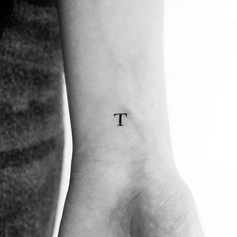 T Letter Temporary Tattoo (Set of 3) Fonts for tattoos #fontsfortattoos tattoo #tattoo tattoos #tattoos fonts #fonts font #font 9.350 Cursive T Tattoo, Letter T Tattoo Ideas, T Letter Tattoo, T Initial Tattoo, T Tattoo Initial, Letter T Tattoo, Date Of Birth Tattoos Ideas Fonts, Roman Numeral Tattoo Font, Name Tattoos On Neck