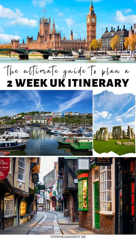 Planning to travel to England? Here is the perfect England itinerary that will help you see all the top attractions in England in two weeks. | England in 2 weeks | 2 weeks in England | what to see in England | where to go in England | things to do in England | England attractions | places to go in England | England travel | England holiday | England travel tips | England top sights | England destinations | UK travel | UK itinerary | places to visit in England | England trip planning | #England 1 Week Uk Itinerary, England Itinerary One Week, Uk Itinerary 2 Weeks, England Itinerary 2 Weeks, Week In England, 2 Weeks In England, Uk Itinerary, Travel To England, England Attractions