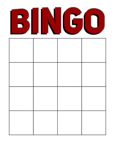 Printable Blank Bingo Cards Template 4 X 4 Dbt Printable, Bingo Cards Printable Templates, Blank Bingo Board, Printable Tree, Prayer Journal Template, Apple Template, Free Printable Bingo Cards, Math Bingo, Bingo Card Template