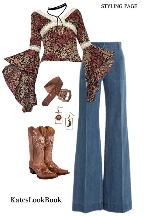 Fashion Outfits 70s Style, 70s Outfits Real, Everyday Vintage Outfit, 70s Fashion Inspo Style, 1970s Inspired Outfits, 1970s Outfit Ideas, 70s Fall Outfits, 90s Hippie Fashion, 70s Aesthetic Outfit