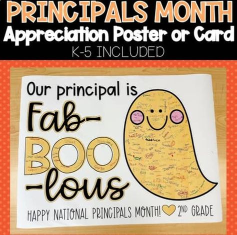 Principal appreciation | TPT Principal Appreciation From Students, Principal Day Ideas, Principal Appreciation Ideas, Signing Ideas, Principals Day, Principal Appreciation, Sunshine Committee, Student Posters, Appreciation Printable