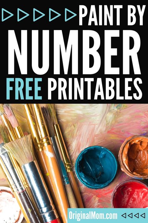 Paint by number for adults. Choose from 5 different paint by number templates for adult crafting fun. Giant Paint By Number Wedding, Make Your Own Paint By Number, How To Paint By Numbers, Easy Paint By Number Printable Free, Canvas Painting Templates, Easy Paint By Number, Paint By Number Free Printable, Diy Paint By Numbers Free Printable, Paint By Number Printable Templates Easy