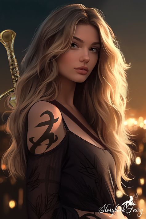 Emma Carstairs (The dark Artifices by Cassandra Clare) - AI Art by StorybookFairy Blonde Character Art, Shadowhunters Fanart, Emma Carstairs, Dark Artifices, Cassandra Clare Books, The Dark Artifices, Cassandra Clare, Shadow Hunters, Arte Fantasy