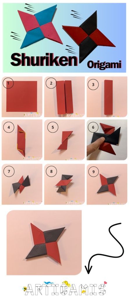 15 Craft Ideas for Kids to Spark Creativity at Home Simple Origami Step By Step, Origami Art Step By Step, Origami Ideas Step By Step, Sanrio Origami, Anime Origami, Origami Instructions Step By Step, Origami Things, Origami Shuriken, Cool Crafts For Kids