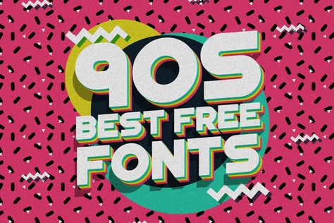 A great collection of 40 free fonts and 12 for sale from the 90s. #90s #90svintage #90saesthetic #ninetiesdesign #graphicdesign #graphicassets #graphics #90sfont #90sfonts #texteffects #typographic #font #fonts #retrostyle #retrodesign #retrofont #vintage #vintagestyle #vintagedesign #vintagefont #vintageeffect #vintageeffects #vintagegraphics #vintagegraphicdesign #retrographics #retrographicdesign #creativemarket #graphicriver #behance #graphicdome 90s Fonts Typography, 90s Font Aesthetic, 90s Graphic Design Typography, 1990s Typography, 90’s Font, 90s Logos Graphic Design, 90s Design Graphic, 90s Lettering, 90s Typography