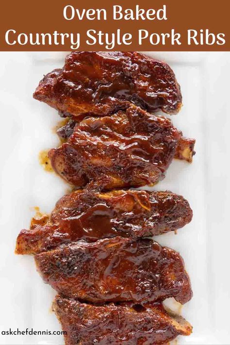 Country Pork Ribs Recipes Ovens, Recipes For Pork Ribs, Country Style Pork Ribs In The Oven, Bbq Country Style Ribs In The Oven, Bone In Country Style Pork Ribs Oven, Oven Baked Country Style Pork Ribs, Country Style Pork Ribs In Oven, Country Style Ribs In Oven, Pork Side Ribs