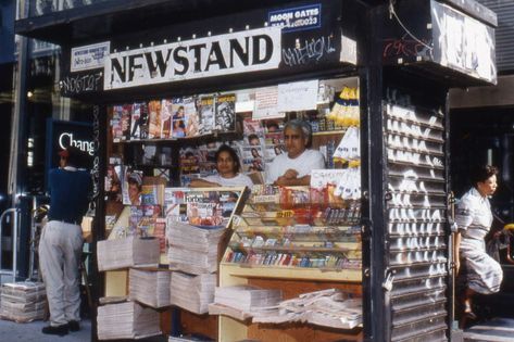 Photos of ’90s Newsstands Capture NYC Nostalgia -- NYMag The New York Times Aesthetic, 00s New York Aesthetic, Nineties Aesthetic, 90s Nyc, New York 1990s, 1990s New York City, New York Times Newspaper Aesthetic, New York Subway 1970s, Eugene Atget