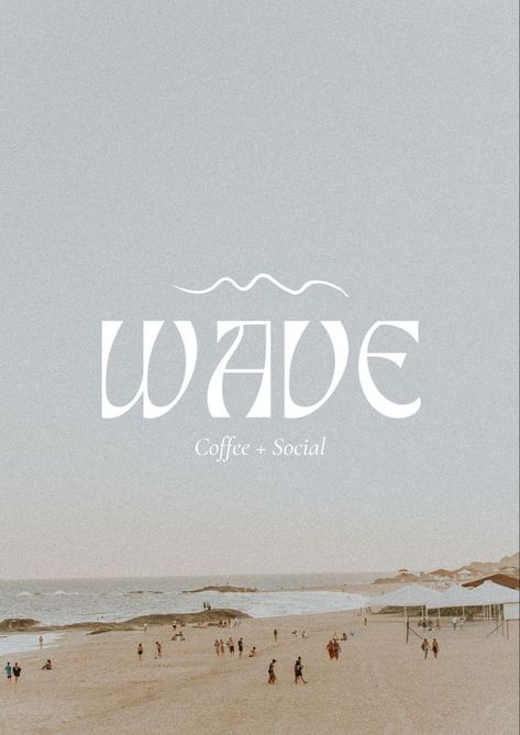 Coffee Brands Logo, Beachy Website Design, Coastal Branding Design, Coastal Fonts, Coastal Logo Design, Coastal Graphic Design, Coastal Typography, Coffee Shop Branding Design, Coastal Coffee Shop