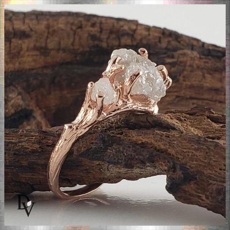 Rough diamond ring