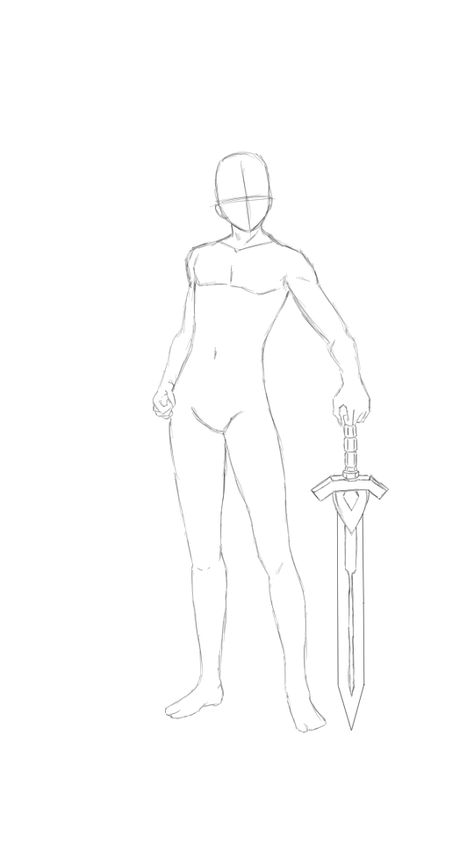 Man with a sword Knight Drawing, Drawing Body Poses, Sketch Poses, Body Base Drawing, Anatomy Sketches, Body Pose Drawing, Lean On, Poses References, Figure Drawing Reference