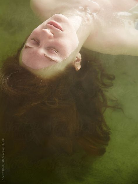 Woman floating on water at Japanese spa and hot springs  by Trinette Reed Woman Floating, Japanese Spa, Water Shoot, Water Photography, Floating In Water, Ap Art, Dark Photography, Underwater Photography, Pose Reference Photo