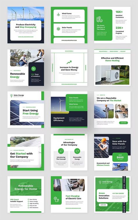 Solar Energy Instagram Post Templates Solar Marketing Ideas, List Instagram Post, Solar Energy Design Graphic, Social Post Template, Solar Energy Social Media Post, Corporate Social Media Design, Corporate Instagram Post, Instagram Post Graphic, Energy Branding