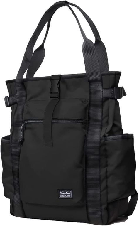 Amazon.com: Rangeland Unisex Laptop Tote Backpack Convertible Lightweight Durable Stylish Everyday Shoulder Tote bag Backpack with Water Bottle Pocket for Women Work Travel School, Blue-Green : Electronics Tote Bag With Water Bottle Pocket, Man Tote Bag, Tote Bag Backpack, Backpack Sewing, Navy Backpack, Work Backpack, Backpack Tote, Grey Backpacks, Men's Totes