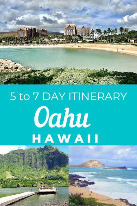 Oahu Itinerary, Hawaii Vacation Oahu, Hawaii Trip Planning, Hawaii Vacation Tips, Hawaii Guide, Things To Do In Oahu, Hawaii Itinerary, Oahu Vacation, Oahu Travel