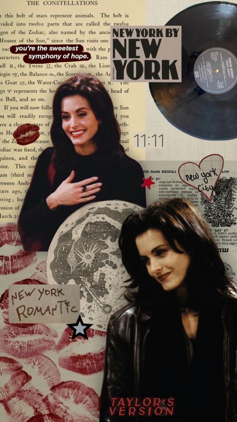 Monica Geller Aesthetic Wallpaper, Monica Friends Wallpaper, Mondler Friends Wallpaper, Monica Friends Aesthetic, Friends Poster Vintage, Chandler And Monica Aesthetic, Vintage Friends Aesthetic, Monica And Rachel Wallpaper, Monica Geller Wallpaper