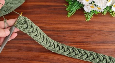 Crochet Strap Pattern Free, Crochet Lace Cord, Crochet With Macrame Cord, Crochet Cords Free Pattern, Crochet I Cord, Crochet Strap, Háčkované Lemy, Crochet Belt, Crochet Cord