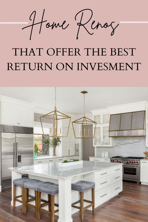 Home Renovations That Offer the Best Return On Investment Remodel, Resale, Home Projects Best Renovations For Resale, House Flipping Business, Latest Bathroom Trends, Bright Interior Design, Flipping Business, Diy Remodeling, Average Home, House Flipping, Renovation Tips