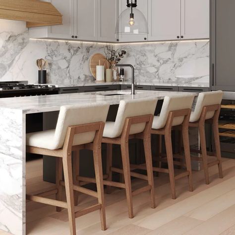 Best Selling Furniture & Lighting | Nathan James Extra Tall Bar Stools Kitchen Island, Island Stools White Kitchen, Kitchen Island Counter Stool, Grey Counter Height Bar Stools, Cool Kitchen Islands, Counter Stools For Kitchen Island, Comfortable Counter Height Chairs, No Back Bar Stools, Bar Stool Counter Height