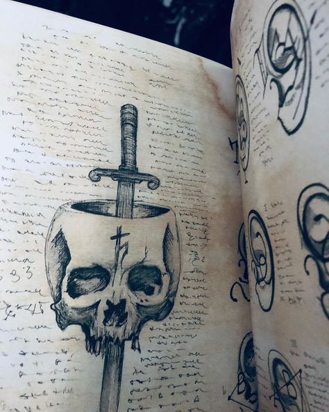 Occultism Aesthetic, Occult Drawing, Dark Sketchbook, Occult Studies, Occult Aesthetic, Fantasy Creatures Mythology, Fantasy Journal, Spirit Magic, Alchemy Art