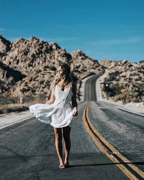 Yucca Valley, California Valley Photoshoot, Yucca Valley California, Classic Car Photoshoot, Cara Jourdan, Desert Photoshoot, Desert Road, Open Roads, Yucca Valley, Better Days