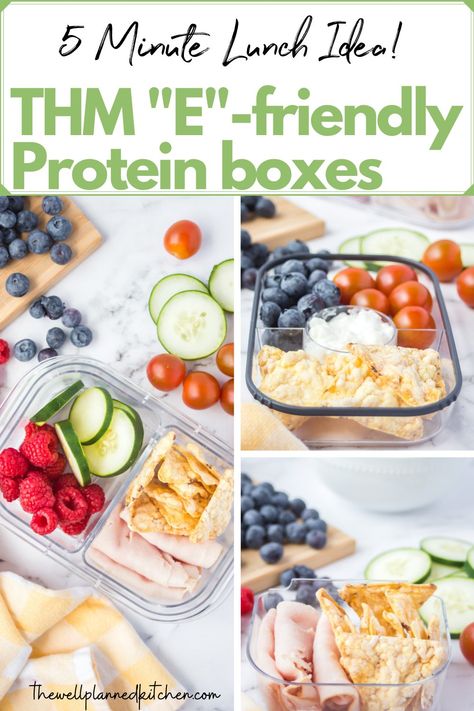 Trim Healthy Mama Lunch idea - DIY Bento Boxes! Well Planned Kitchen Thm, Trim Healthy Mama Breakfast Recipes, Trim Healthy Mama Meal Prep, Thm E Lunch Ideas, Trim Healthy Mama S Meals, Thm Lunch Ideas Easy, Trim Healthy Mama Lunch Ideas, Trim Healthy Mama Freezer Meals, Trim Healthy Mama E Meals